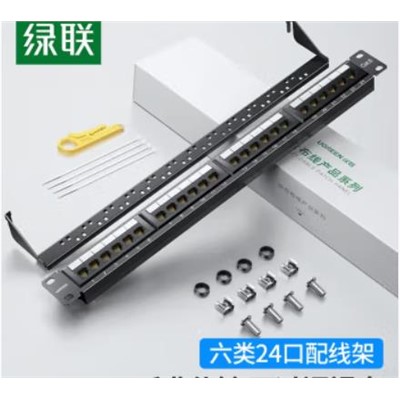 綠聯(lián)(UGREEN)102A 網(wǎng)絡(luò)連接設(shè)備 理線架24口 CAT6網(wǎng)線配線架 鍍金1U機(jī)架式機(jī)柜工程網(wǎng)絡(luò)跳線理線槽