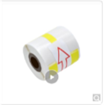 普貼 PT-02 標(biāo)簽打印紙/條碼紙 線標(biāo) 黃色 適用于深圳普貼科技PT-50DC機型 尺寸規(guī)格2538-40