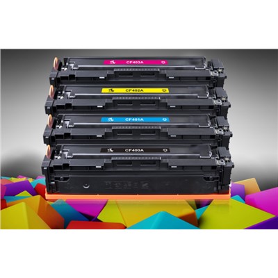 天硌 CF400 粉盒 四色套裝 適用于HPM203dw/M203dn/M227n/ hp277dw 201A硒鼓粉盒